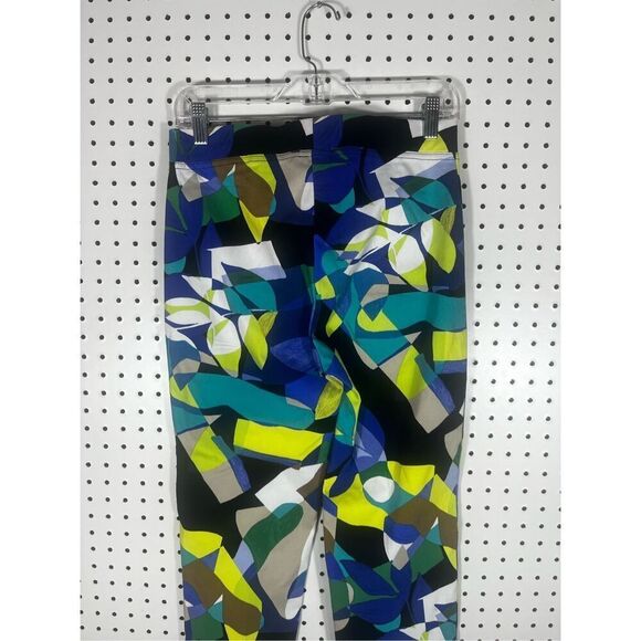 Joseph Ribkoff pantacourt geo floral printed cropped pants size 6 - Picture 9 of 13